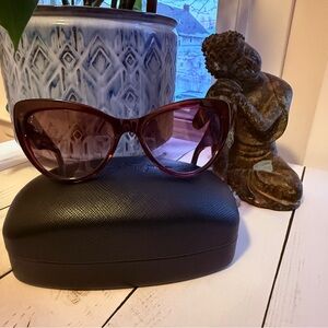 Salvatore Ferragamo | Burgundy Wine Cat Eye Sunglasses 930